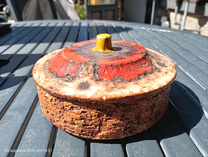 Jan v Erp Vintage Keramische Pot met Deksel, Antiek en Kunst, Antiek | Keramiek en Aardewerk, Ophalen
