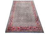 Handgeknoopt Perzisch Moud tapijt floral blue 194x293cm, Persian Perzisch vintage oosters hype, 150 tot 200 cm, 200 cm of meer