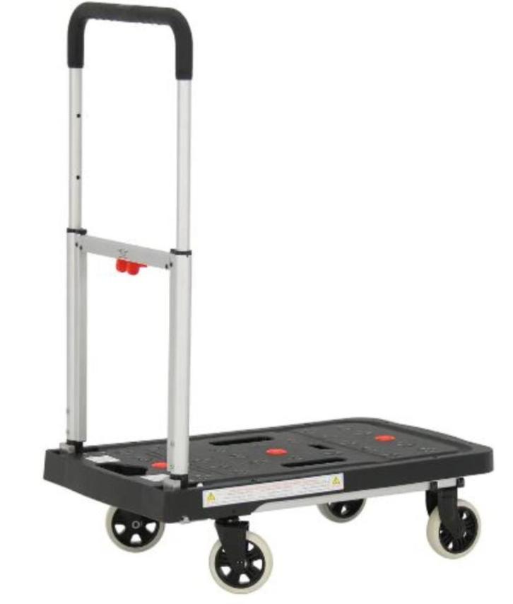 Inklapbare transportwagen, plateauwagen, Platformwagens, Doe-het-zelf en Verbouw, Transportwagens, Gebruikt, Transportkar, 100 liter of meer