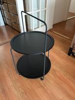 Bijzettafel rond, Huis en Inrichting, Tafels | Bijzettafels, Ophalen, Minder dan 55 cm, Rond, Zo goed als nieuw