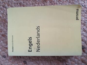 Prisma pocketwoordenboek Engels-Nederlands beschikbaar voor biedingen