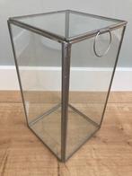 ==Bijna Nieuw== Glazen Windlicht / Glazenkist, Huis en Inrichting, Woonaccessoires | Kisten, Ophalen of Verzenden, Zo goed als nieuw