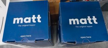 Matt 80x200 Original Topper - 2 stuks - Nieuw in doos beschikbaar voor biedingen
