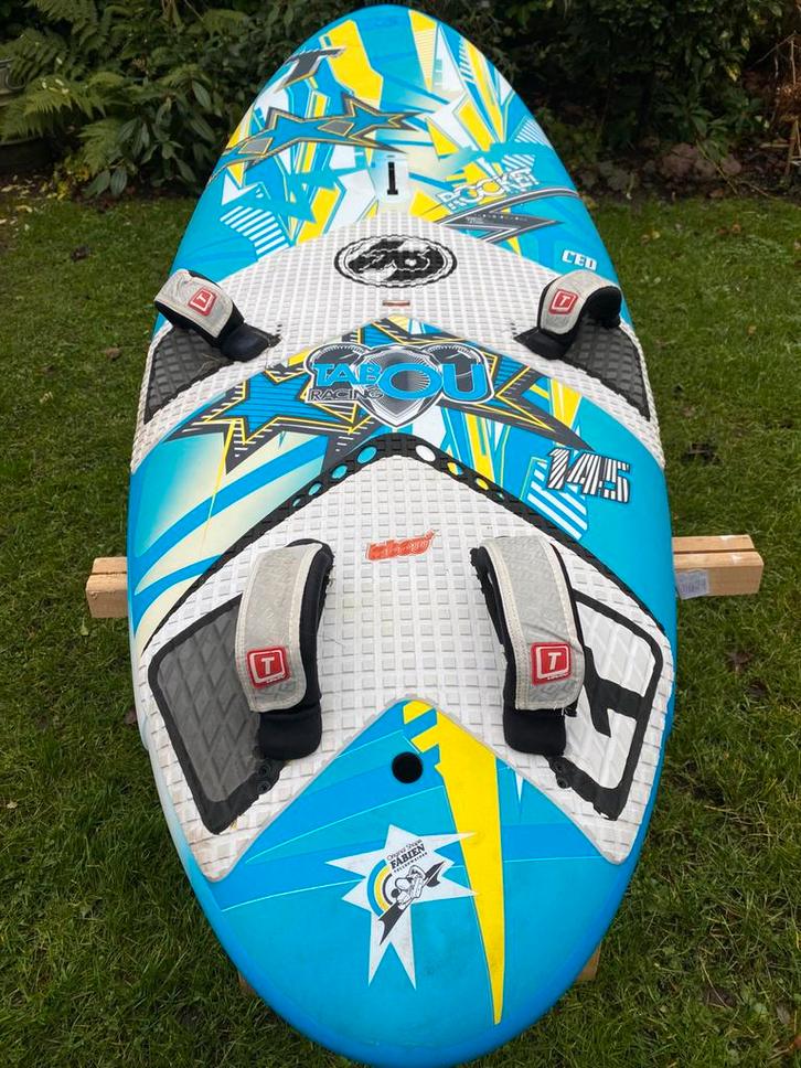 Tabou rocket 145 liter, Watersport en Boten, Windsurfen, Gebruikt, Plank, Met vin(nen), Ophalen