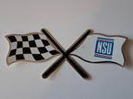 NSU finish vlag sticker / auto, Ophalen of Verzenden, Zo goed als nieuw, Auto of Motor
