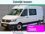 Volkswagen Crafter 140pk Dubbel Cabine L3H3 Trekhaak Airco E, Stof, Gebruikt, Euro 6, 4 cilinders