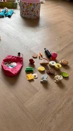 51 stuks nep eten met bijgeleverd tasje, Kinderen en Baby's, Speelgoed | Speelkeukens, Ophalen, Gebruikt, Overige materialen, Speelkeuken-accessoire