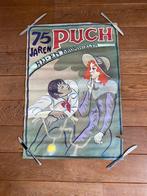 Vintage poster Puch 75 jaren Rij- en bromwielen, Reclamebord, Gebruikt, Ophalen