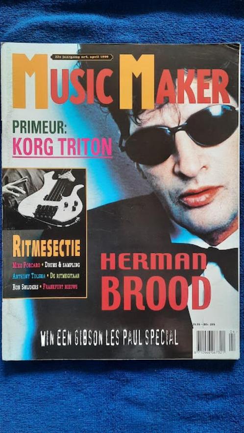 MusicMaker 4-1999 Herman Brood Mike Porcaro Rob Snijders Rob, Boeken, Tijdschriften en Kranten, Zo goed als nieuw, Muziek, Film of Tv