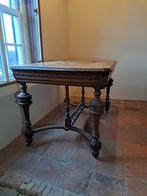 Antieke Mechelse houten tafel met originele wieltjes, Antiek en Kunst, Antiek | Meubels | Tafels, Ophalen