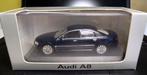 (62) Audi A8 limousine dark blue dealer model Minichamps 1/4, Hobby en Vrije tijd, Modelauto's | 1:43, Nieuw, Ophalen of Verzenden