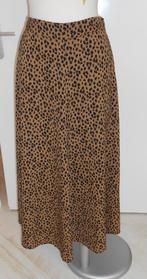 Ambika lange rok met panterprint bruin/zwart mt M, Kleding | Dames, Rokken, Maat 38/40 (M), Bruin, Nieuw, Ophalen of Verzenden