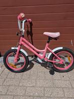 kinderfiets met zijwieltjes for sale, Ophalen, Gebruikt, Minder dan 16 inch, Zijwieltjes