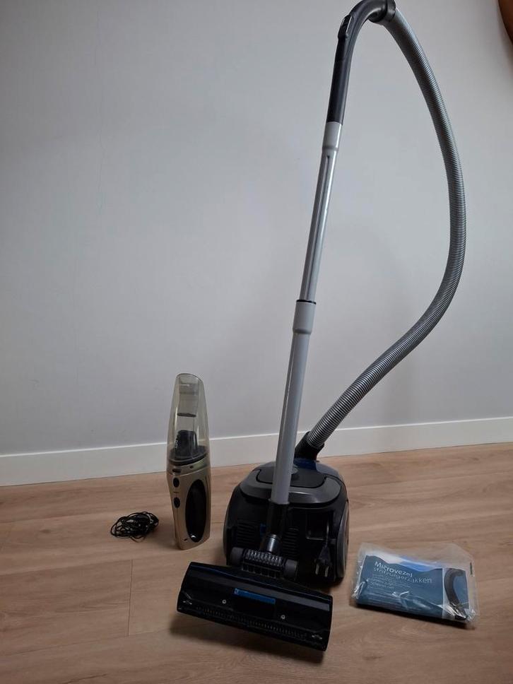 Philips stofzuiger + Silvercrest kruimeldief - werken prima, Witgoed en Apparatuur, Stofzuigers, Gebruikt, Stofzuiger, Ophalen