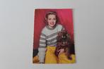 Honden Postkaart - Cocker Spaniel en Vrouw met Trui Germany, 1940 tot 1960, Gelopen, Verzenden, Hond of Kat