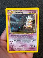 Pokémon 1st edition Slowking #14 Neo Genesis light played, Ophalen of Verzenden, Zo goed als nieuw, Losse kaart, Foil