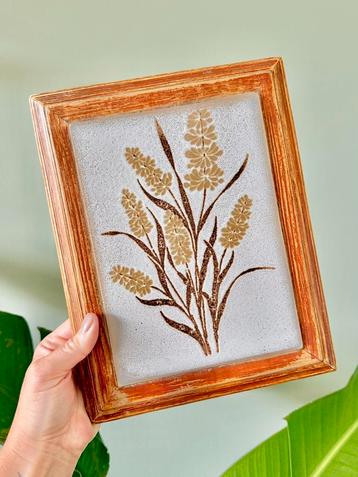 Vintage bloemen tegel onderzetter snijplank wanddecoratie beschikbaar voor biedingen