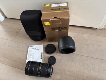 Nikon 24-70mm 2.8 prachtige lens beschikbaar voor biedingen