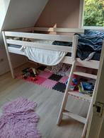 Halfhoogslaper, Kinderen en Baby's, Kinderkamer | Bedden, Ophalen, Gebruikt, Hoogslaper of Stapelbed, 70 tot 85 cm