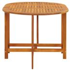 Tuintafel 130x90x72 cm massief acaciahout, Ophalen of Verzenden, Nieuw