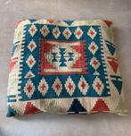 2 Kelim kussens, wol, 72x72 cm, Turks, Huis en Inrichting, Ophalen, Gebruikt, Overige kleuren, Vierkant