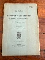 Duits Nederlands marine voorschrift munitie granaat 1899, Verzamelen, Militaria | Tweede Wereldoorlog, Verzenden, Duitsland, Marine