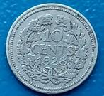 10 cent 1928 - Wilhelmina, Verzenden, Zilver, 10 cent, Koningin Wilhelmina