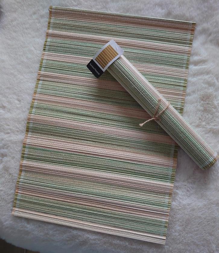 2 bamboe placemats, Huis en Inrichting, Woonaccessoires | Onderzetters, Nieuw, Bord, Verzenden
