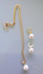 Kerst? 2-delige set met parels nieuw, Ophalen of Verzenden, Nieuw, Overige materialen, Verstelbaar