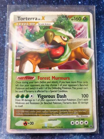 Pokémon kaart Torterra LV.X #DP09 Promo  beschikbaar voor biedingen