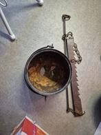 Antieke kookpot met ophangbeugel, Antiek en Kunst, Ophalen
