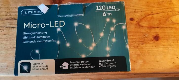 Kerstverlichting Micro-LED 120 lampjes, Diversen, Kerst, Zo goed als nieuw, Ophalen of Verzenden