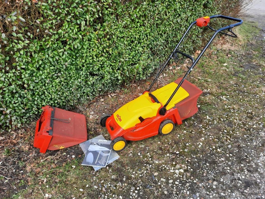 Elektrische grasmaaier wolfgarten, Tuin en Terras, Grasmaaiers, Zo goed als nieuw, Elektrische grasmaaier, 30 t/m 39 cm, Cirkelmaaier