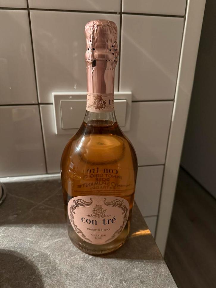 PINOT GRIGIO ROSE' SPARKLING EXTRA DRY 11,5% VOL 5 flessen, Verzamelen, Wijnen, Nieuw, Roséwijn, Frankrijk, Vol, Ophalen
