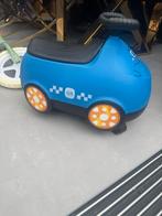 Leuke blauwe loopauto met opbergruimte, Ophalen of Verzenden, Zo goed als nieuw, Loopvoertuig