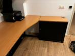 Bureau met rolkastje, Ophalen, In hoogte verstelbaar, Gebruikt, Bureau