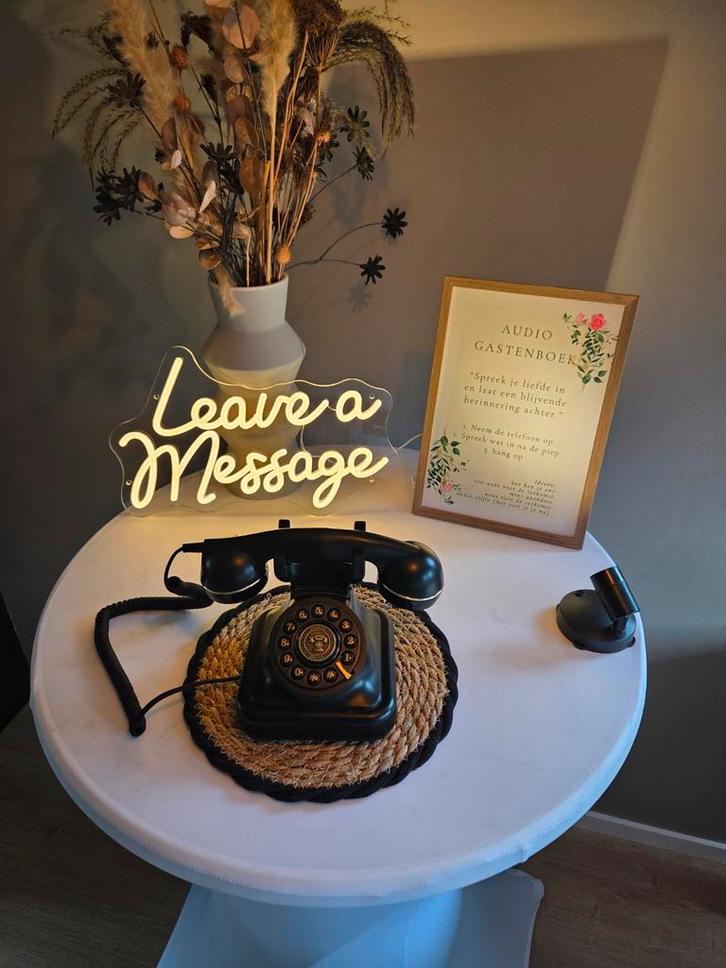 Photobooth Audio Gastenboek huren voor bruiloft of feest, Hobby en Vrije tijd, Feestartikelen | Verhuur, Nieuw, Geboorte of Huwelijk