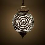 Oosterse glasmozaiek hanglamp, Nieuw, Ophalen of Verzenden, Glas, Minder dan 50 cm
