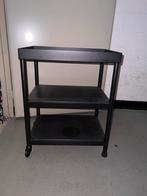 Zwarte trolley, Huis en Inrichting, Kasten | Overige, Ophalen