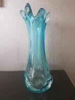 Vintage glazen vaas., Antiek en Kunst, Antiek | Vazen, Ophalen of Verzenden