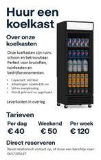 Koelkast huren, Eén persoon, Cadeaubon, Overige typen