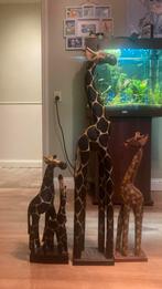 Houten giraffe een koop, Ophalen, Zo goed als nieuw