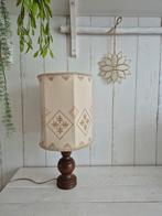 Vintage Hardanger Lamp - Scandinavisch Design, Gebruikt, Scandinavisch, Ophalen of Verzenden, Stof
