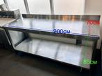 Roestvrijstalen tafel — betrouwbaarheid en functionaliteit, Ophalen, Gebruikt, 50 tot 100 cm, Minder dan 100 cm