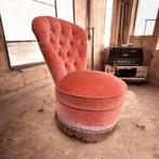 Vintage roze fauteuil/ éénzit / clubzetel, Ophalen