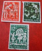 Nederland - 3x Kinderpostzegels 1961 / 1962, Verzenden, Na 1940, Gestempeld