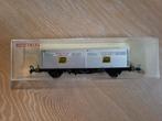 Tk Fleischmann Containerwagon beladen met 2 containers, Gelijkstroom, Fleischmann, Wagon, Ophalen of Verzenden