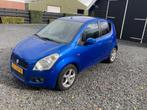 Suzuki Splash 1.2 2008 Blauw met nieuwe APK, Auto's, Voorwielaandrijving, Stof, Metallic lak, 965 kg