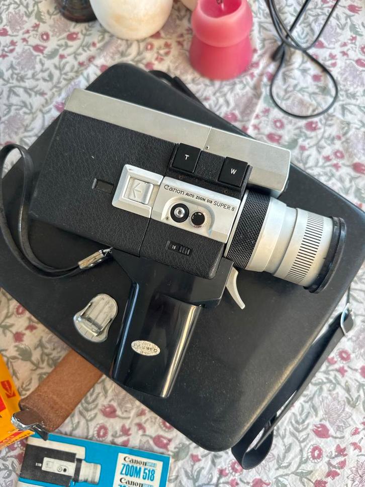 Vintage Canon Auto Zoom 518 Super 8 - Compleet met Doos!, Audio, Tv en Foto, Videocamera's Analoog, Camera, 8mm, Ophalen