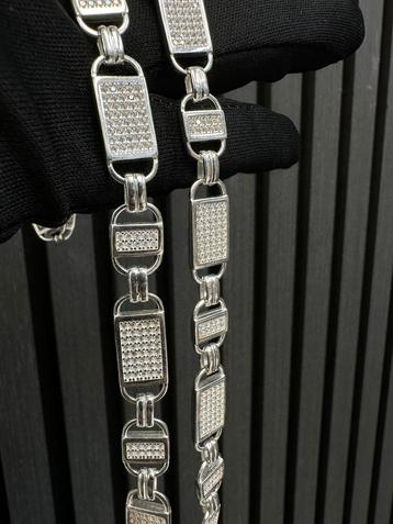 Prachtige 925 zilveren kingsly chain beschikbaar voor biedingen